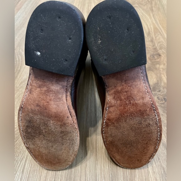 DAN POST  leather Riding Cowboy Festival Rodeo Western Boots Style 4182 Sz 6 M - Picture 3 of 6